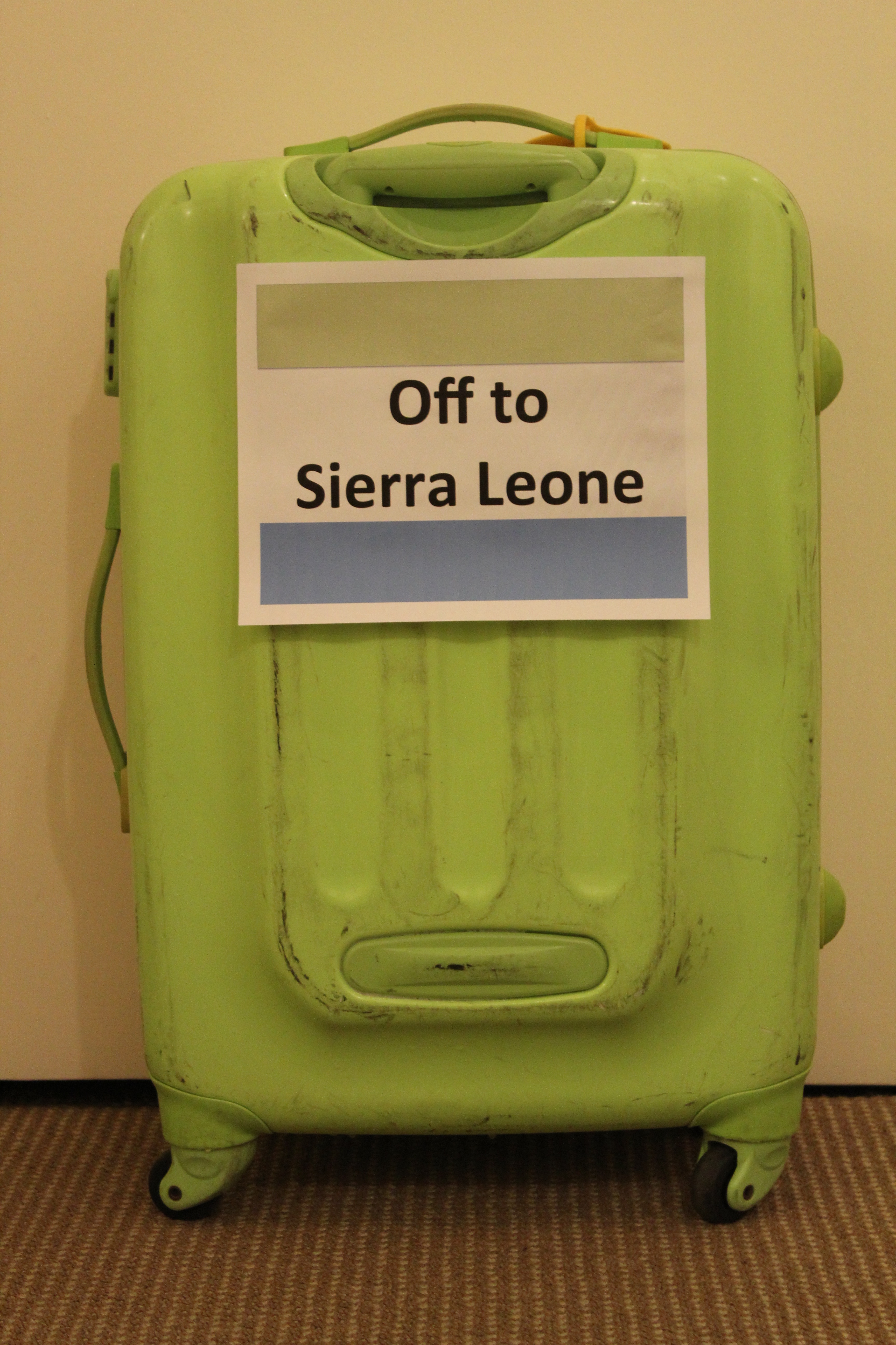 Green Suitcase Sierra Leone