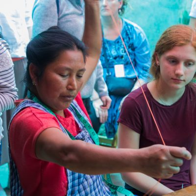 Teaching bracelet making